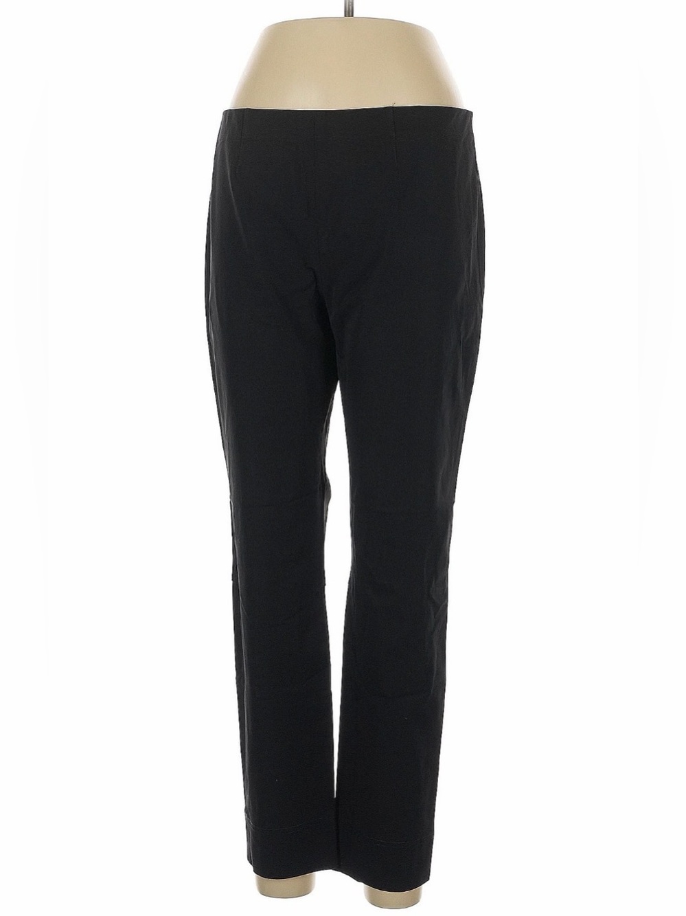 RAFFAELLO ROSSI Women Black Straight-Leg Dress Pants